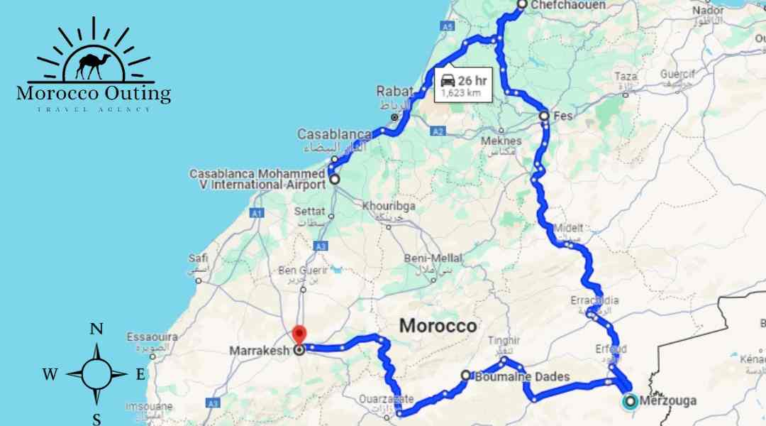 Tour de 7 días desde Casablanca