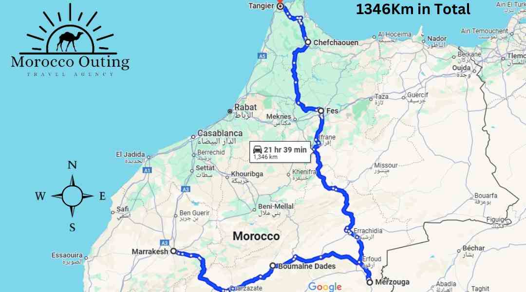 Ruta de 7 días por Marruecos desde Tánger