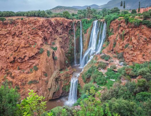 Excursión de un día desde Marrakech a las cataratas de Ouzoud 