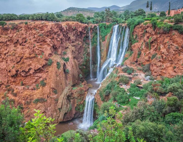 Excursión de un día desde Marrakech a las cataratas de Ouzoud 